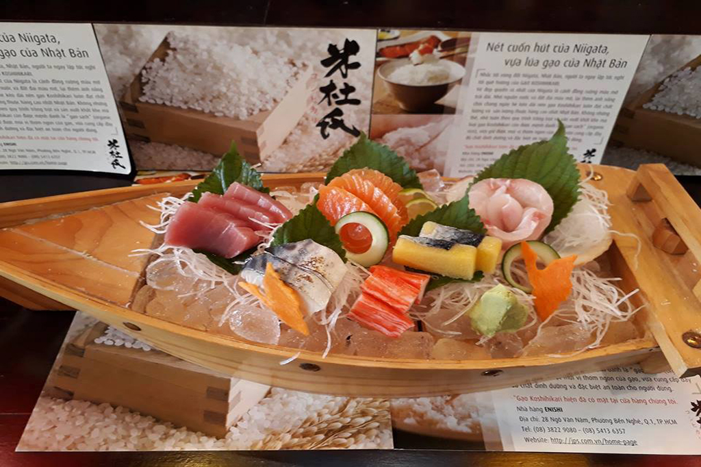 quán sashimi ngon tại Cần Thơ