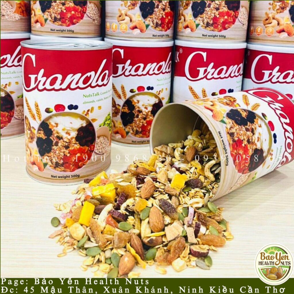 hạt granola dinh dưỡng ở Bảo Yến Health Nuts
