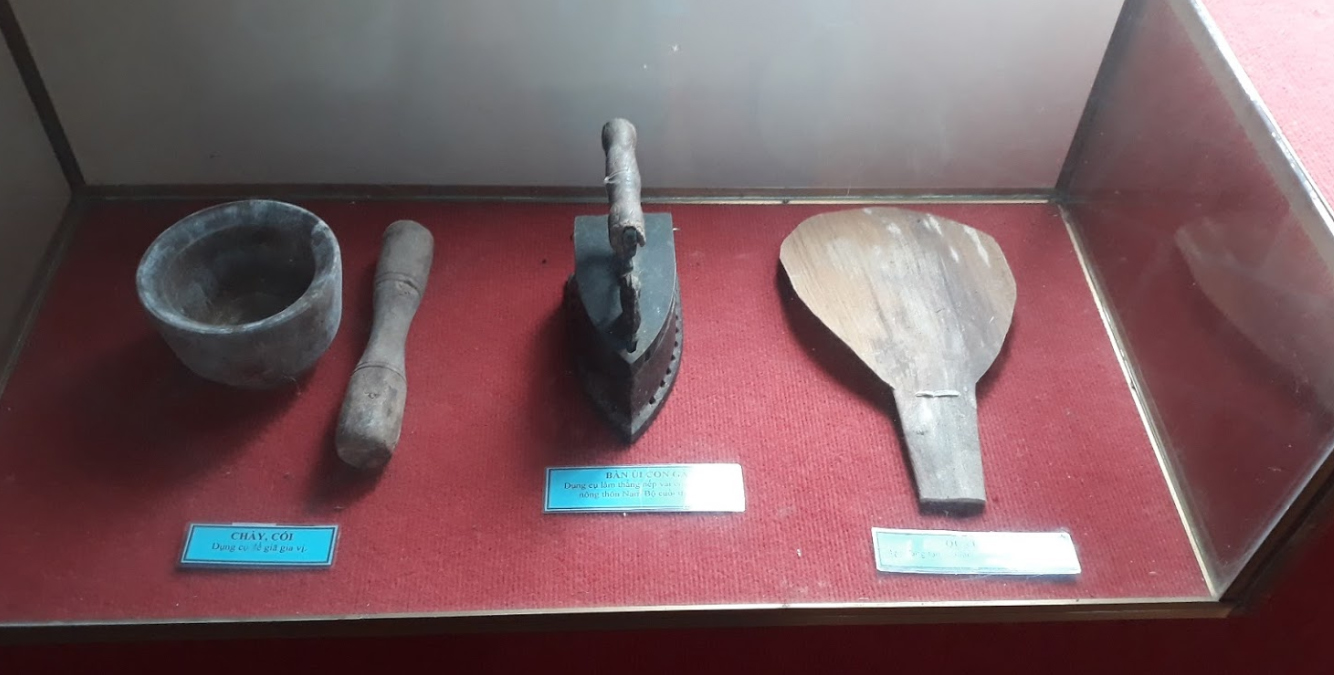 Những kỷ vật của Khu di tích căn cứ Vườn Mận