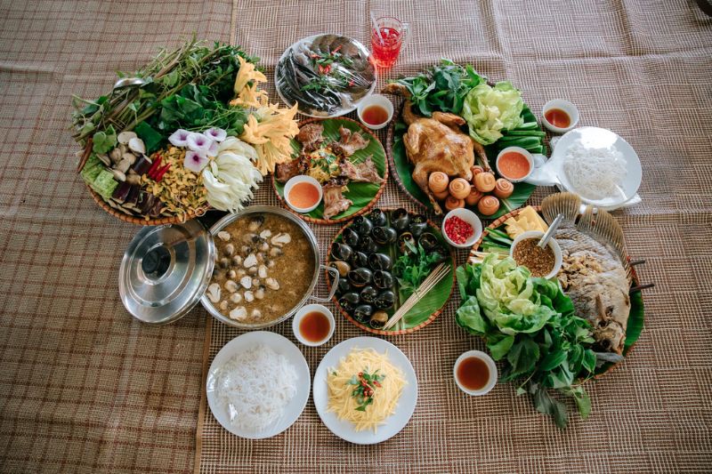 ẩm thực tại bếp má năm